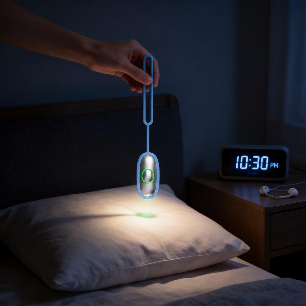 Portable Sleep Aid With Microcurrent Technology For Restful Nights And Stress Relief