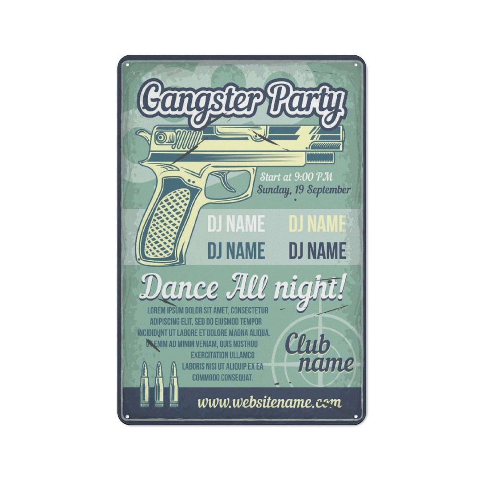 

1Pc Vertical Vintage Tin Wall Sign Metal Poster 2030cm / 3040cm Wall Decor Home Living Room Cafe Garage Bar 20*30CM