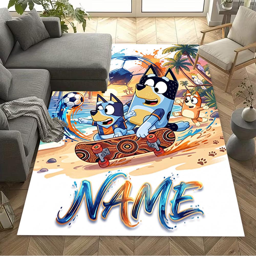Halloween Night Adventure Personalized Name Floor Mat Suitable for Balcony Hallway Kitchen Living Rooms Anti-slip Rug Anime Office Decor