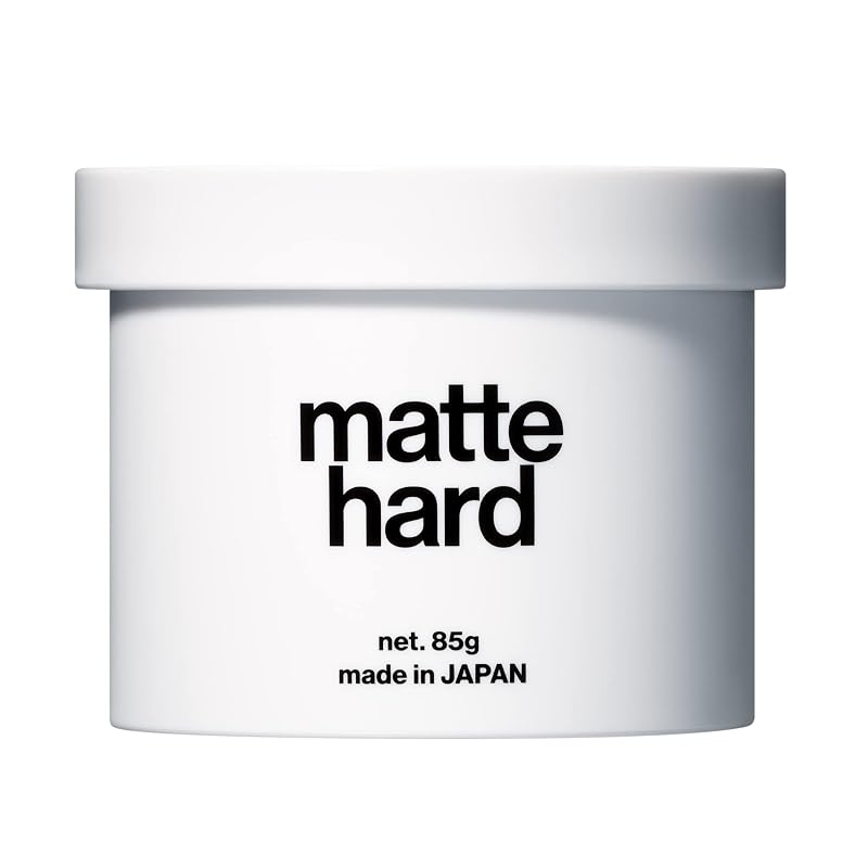 LIPPS Matte Hard Wax 85g Men's Hair Wax, Holds Hair Style, Salon Style, Apple Green Scent