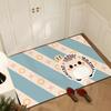 Cute Bathroom Diatom Mud Household Absorbent Foot Mat Mat Toilet Mat Wash Water Between The Mat Absorbent Non-slip