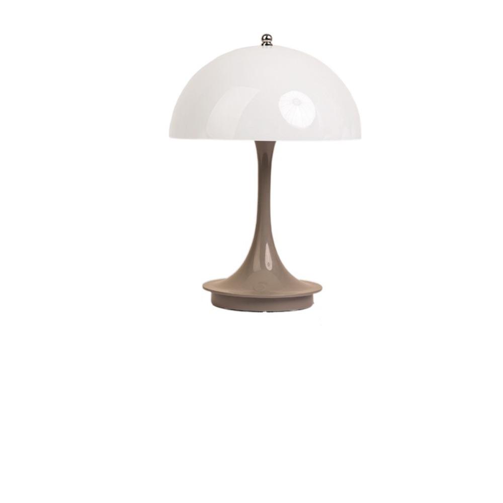 High-end Mushroom Table Lamp Rechargeable Bedroom Decorative Light Simple Desk Lamp  LED Decoration