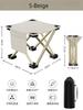 Portable Folding Camping Chairs Outdoors Beach Chair Collapsible Foot Stool Hiking Train Travel Picnic Fishing Chair Seat Tools