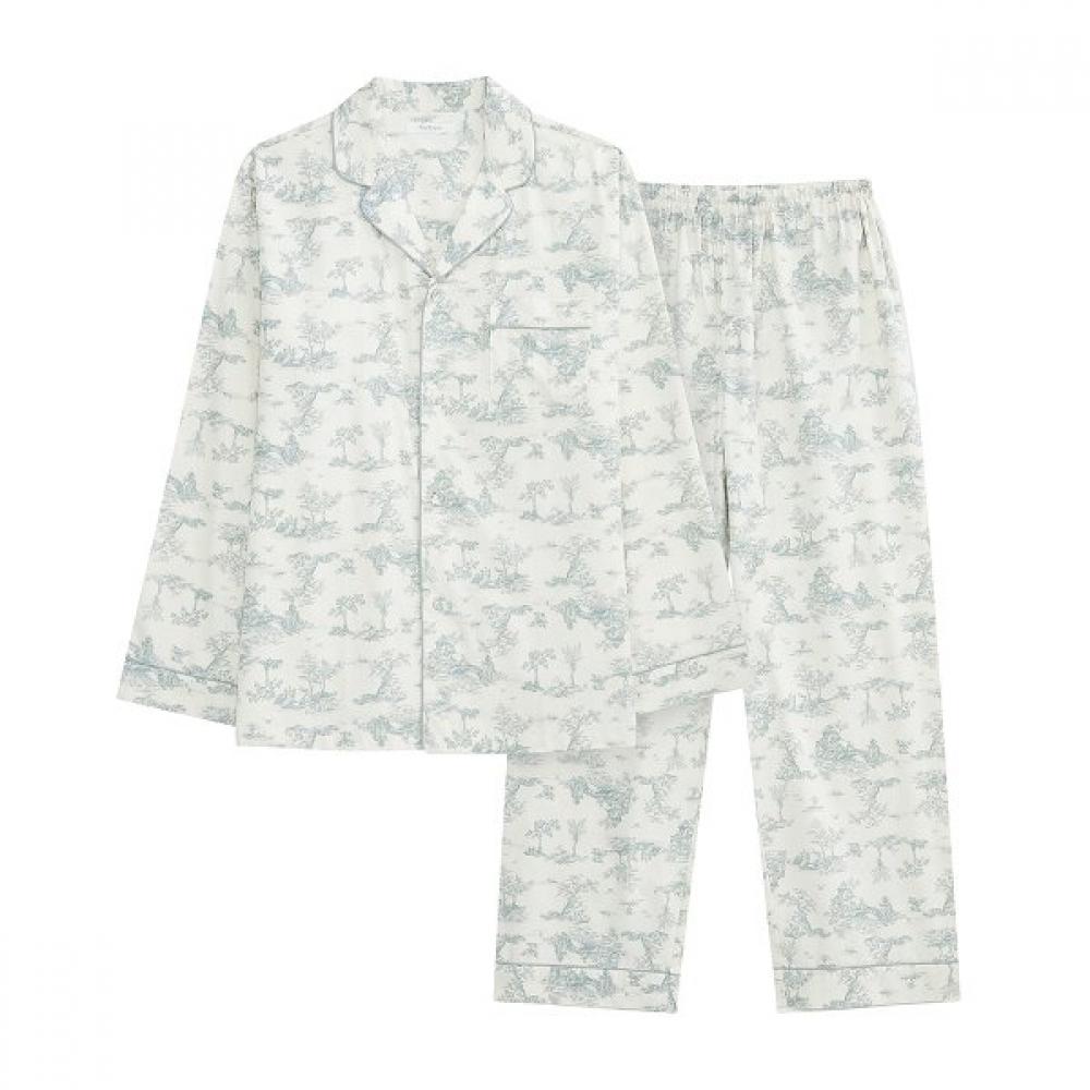 Barbara Green Silk Cotton Men S pajamaS Amp4610b