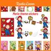 Super Mario Cartoon Stickers Fun And Interactive Puzzle Stickers For Parent-child Bonding