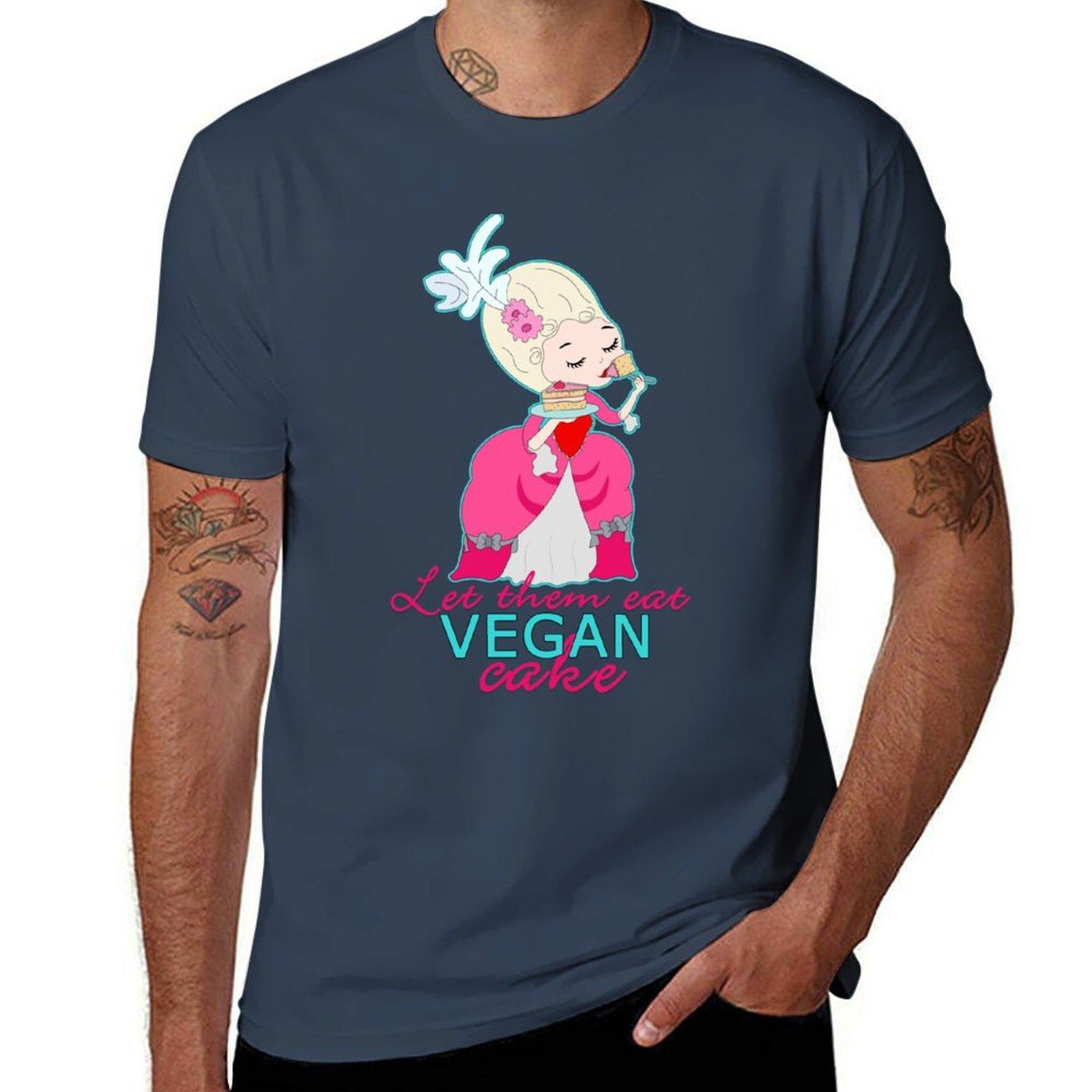 Let Them Eat Vegan Cake Tshirt All Weather Casual Short Sleeve S