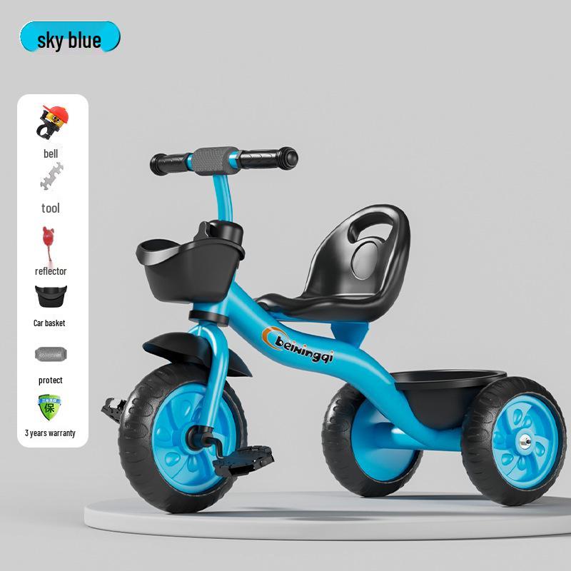 Children's Tricycle & Stroller: Infant Toddler Pedal and Walker