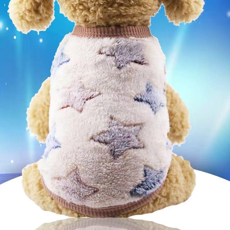 Tecknad Husdjursväst - Varm Vinter Hund Katt Tröja för Små Husdjur Söt Valp Kattunge Kappa Jacka & Säsongsmässig Outfit