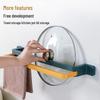 Foldable Wall-Mounted Bathroom Shoe Rack with Drainable Design