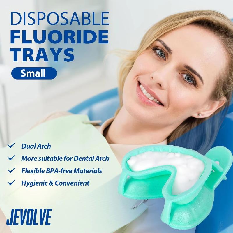 50 Pz/Borsa Vassoio Monouso Dentale Schiuma al Fluoro Portaimpronte Strumento Odontoiatrico Materiali per Dentista Grande Medio Piccolo