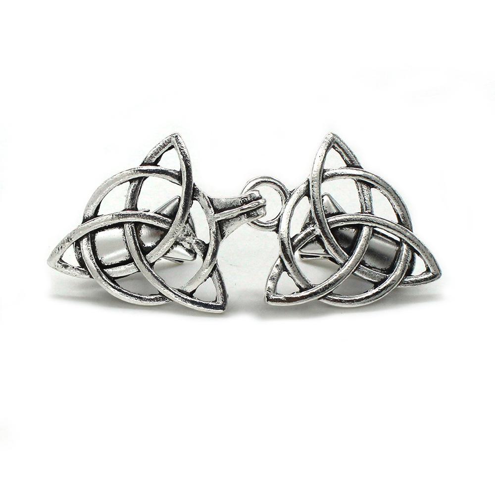 

Винтажная клипса для свитера с двойной пряжкой - Модный полый аксессуар для талии и шарфа для женщин