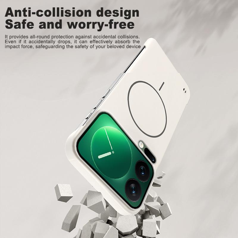 Ultra Thin Frameless Magnetic Case For Xiaomi 17 17Pro Max Magsafe Hard PC Matte Cover For Xiaomi MI17 Pro Max Shell Bumper