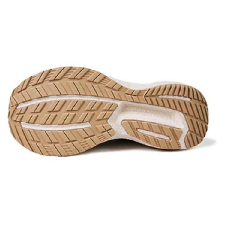 Saucony Round Toe Comfortable Shock Absorbing Non-Slip Wear-Resistant Low-Top Casual Running Shoes Unisex sneaker Brown White S28197-5