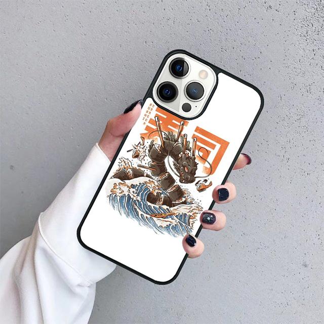 Sushi Dragon Coque Shell For iPhone 17 Air 15 16 14 13 12 Pro Max 11 Pro Max Plus Phone Case Cover