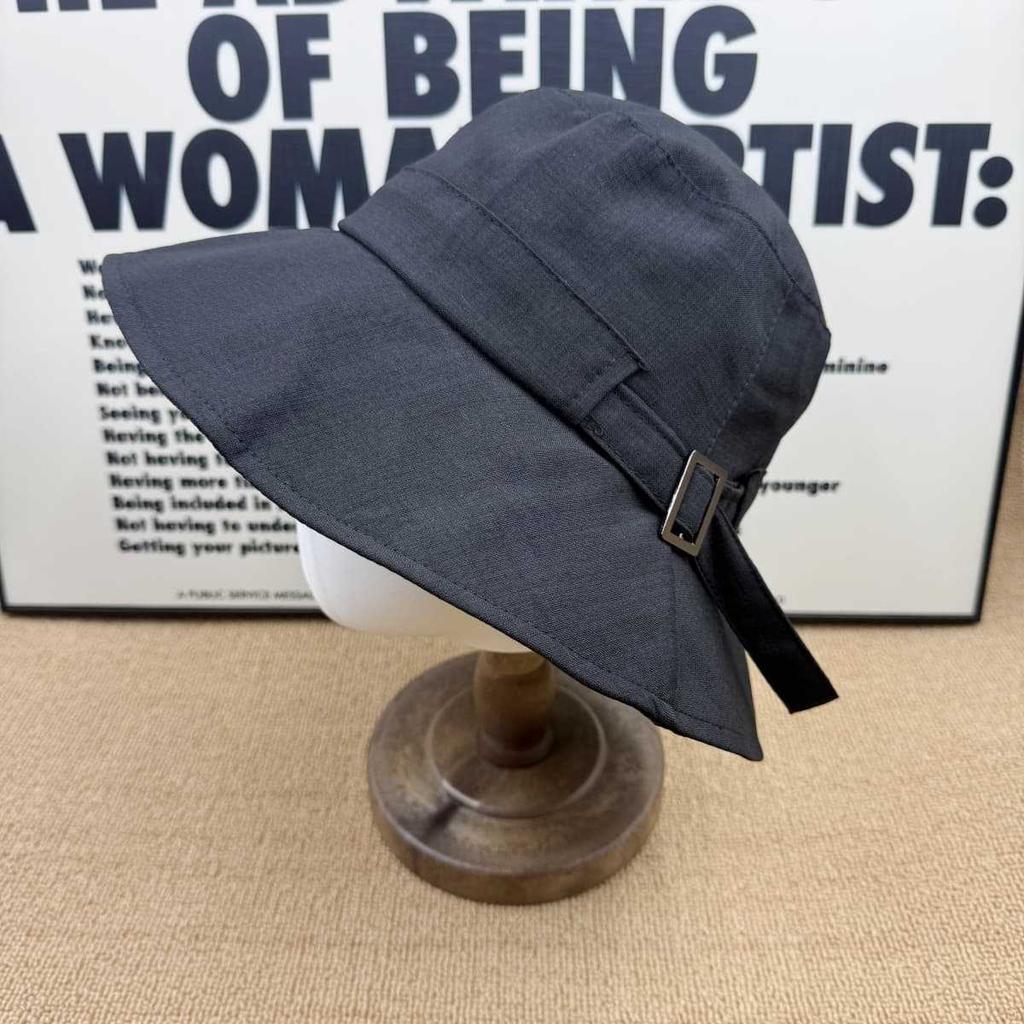 Big Eaves Sun Protection Bucket Hat Summer UV Protection Sun Hat Adjustable Face Small Metal Buckle Sun Hat