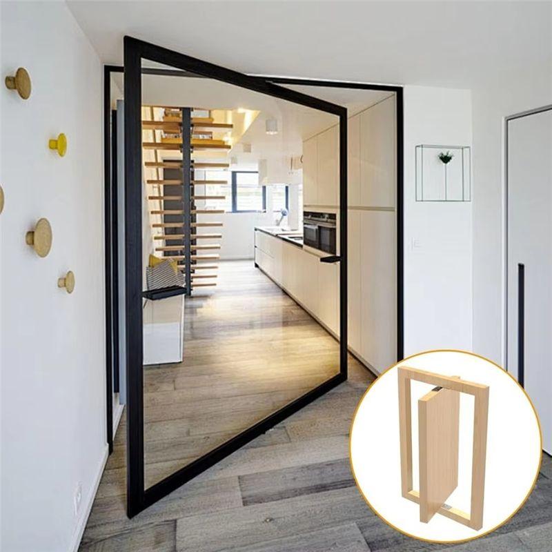 A60zEdelstahl 360 Grad Für Holztüren Drehband Mittlere Und Dezentrierte Achsen Drehpunkt Designkann