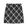 Women's Red Plaid High-Waisted Woolen A-line Skirt - Autumn/Winter 2025 Collection