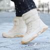 Girls' new snow boots piled thickened cotton shoes warm large cotton shoes winter children's outdoor boots foreign trade
