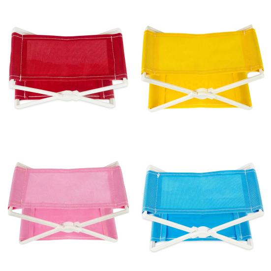 Sdraietta da Spiaggia Vintage Poggiatesta Esterno Pieghevole Cuscino da Spiaggia Portatile Leggero Compatto Telaio a X Poggiatesta Pieghevole