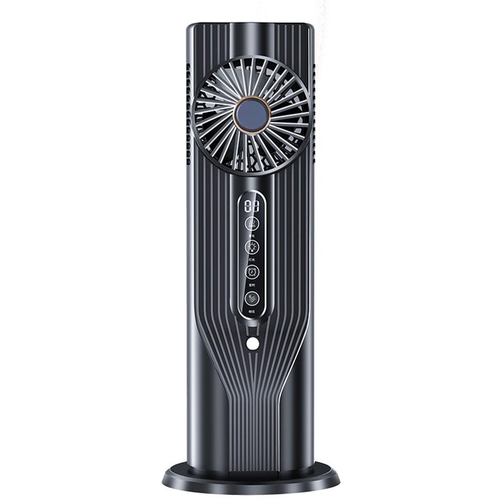 

Portable Tower Fan USB Water Cooling Fan with 6 Wind Speed & Mist Desk Fan for Bedroom Living Room Office чёрный