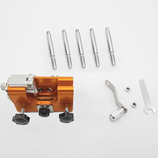 Chainsaw Sharpener Kit Hand-Cranked Chain Grinder Lightweight Design Chain Grinder Aluminum
