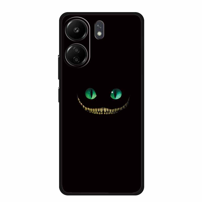 Phone Cases for Redmi 13C 13R Soft Silicone TPU Cover for Xiaomi Redmi13 C R Animal Wolf Funda Vividly Lion Tiger Capa 13 C R