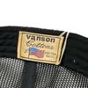 Vanson 885V922 Custom USA Mesh Cap (JP, Alphabet, Free Size, Black)