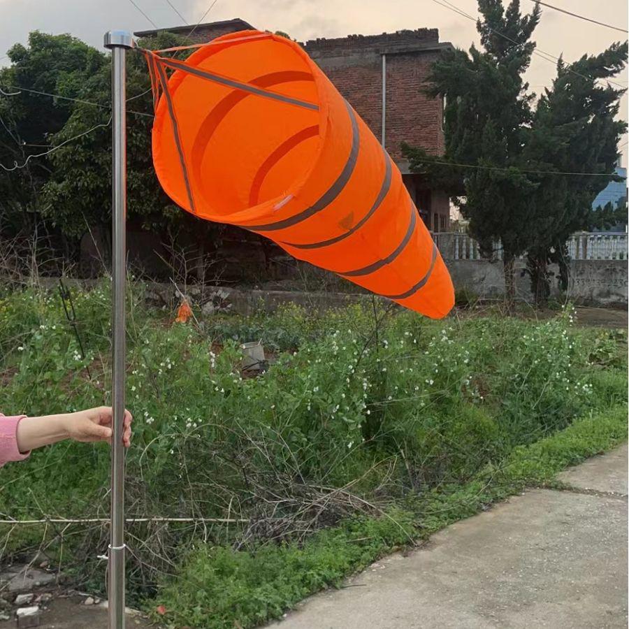 Reflective Fluorescent Luminous Wind Vane - Waterproof Wind Direction Safety Indicator