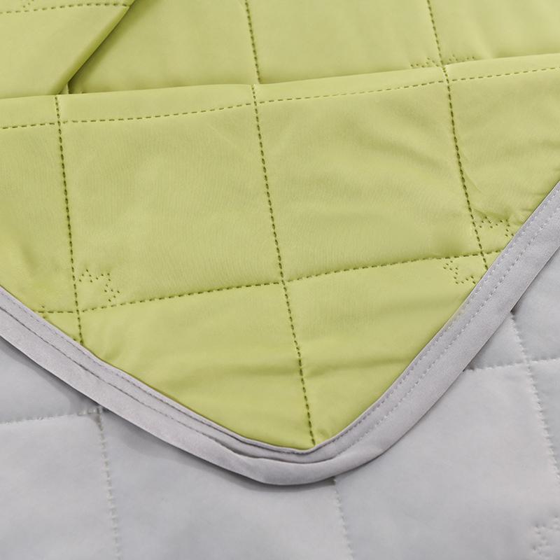 Ice Cooling Summer Quilt for Bed Solid Color Quilted Bed Blanket Single/Queen Size Bedspreads for Beds Double Summer Comforter