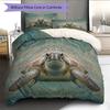 Cartoon Pattern Bedding Quilt Set Quilt Cover Pillowcase Home Decoration Birthday Gift (1 * Duvet Cover + 2 * Pillowcase, Without Core)
