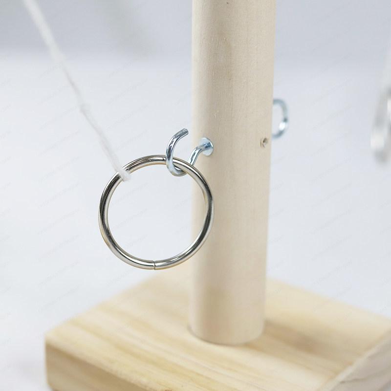 Amazon's popular ring-throwing hook game double board game interactive wooden ring-throwing toy