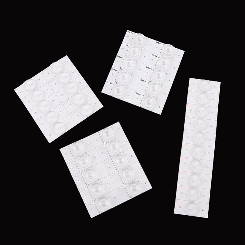 10Pcs Led Beads 3V 6V Lcd Tv Led Bead Smd Light Bead Universal Aluminum Cutting Tv Backlight Strips For 32-65 Inch Led Tv Repair