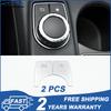 2Pcs Multimedia Switch Cover Trims For Mercedes A B CLA GLA W176 W246 C117 X156