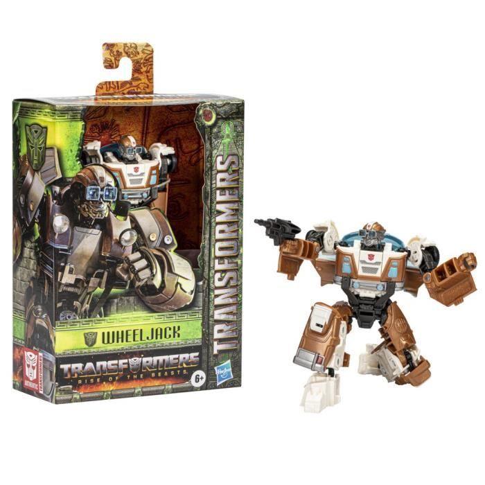 Figurine transformers: rise of the beasts - hasbro - deluxe wheeljack - multicolore - enfant - figurine
