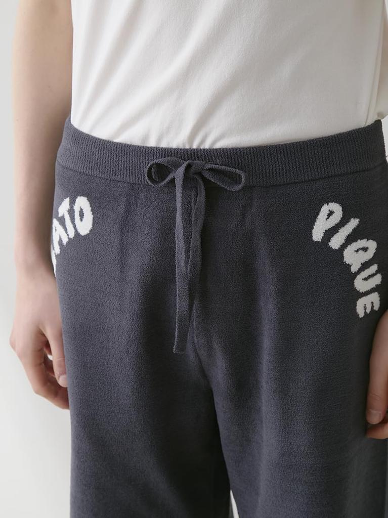 Gelato Pique HOMME Airy Moko Logo Jacquard Shorts PHNP252950 DGRY Men's