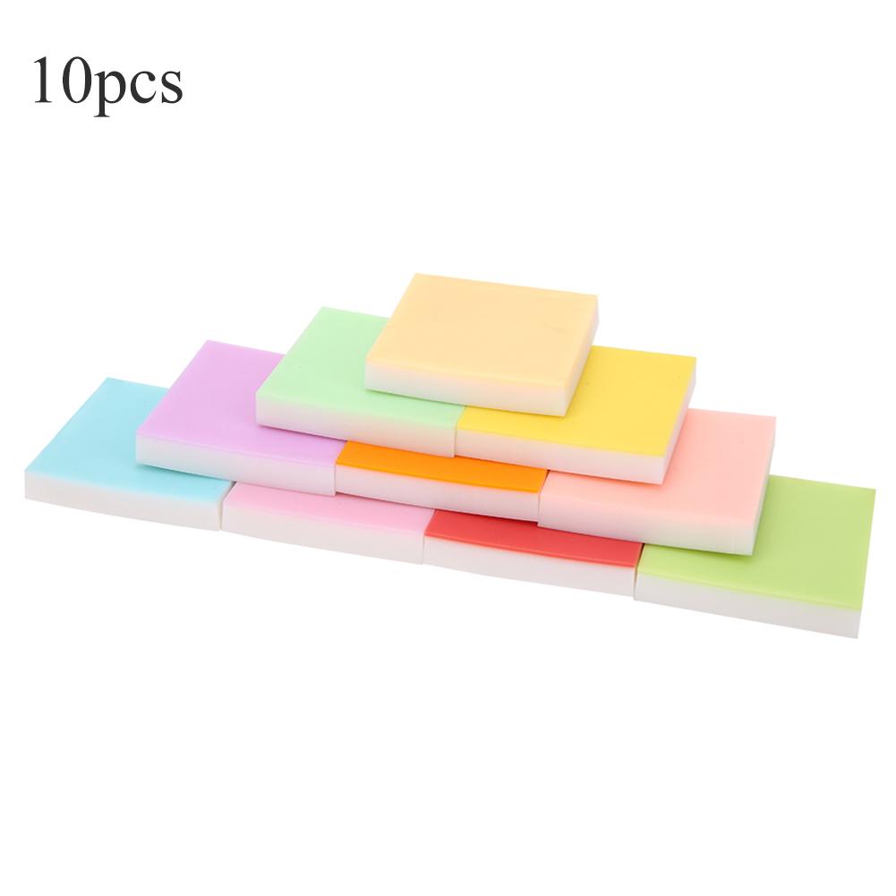 10pcs Double Layer Rubber Stamp Carving Blocks for Handcraft DIY Stamps Making