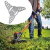 3 Teeth Brush Cutter Blade Garden Power Tools Accessories Weed Eater Head for Garden Sidewalk Pavement Cleaning