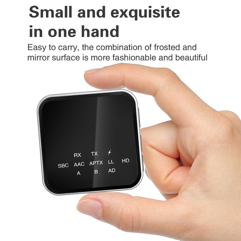 Aptx HD LL Adaptive Bluetooth Receiver Transmitter BT 5.2 RCA 3.5mm Jack AUX Wireless Audio Adapter Handsfree Call For TV Car PC