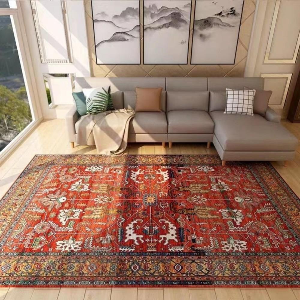 BOHO Carpet - Moroccan Living Room Carpet, Vintage Bedroom Corner Carpet, Corridor Entrance Floor Mat, Home Decoration