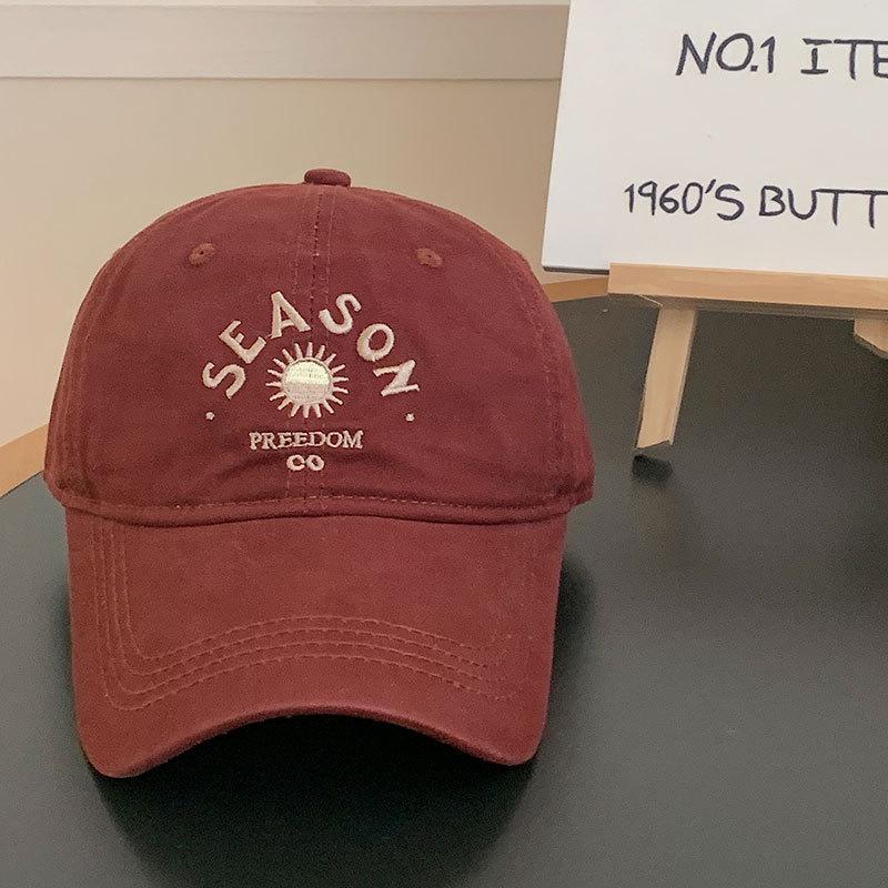 Women's Hats  New Spring and Summer Face showing Small Korean Version  Versatile Deep Top Japanese Casual Baseball Hat