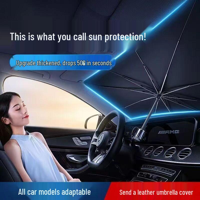 Front Windshield Sunshade: Heat-Insulating Summer Protection for Cars