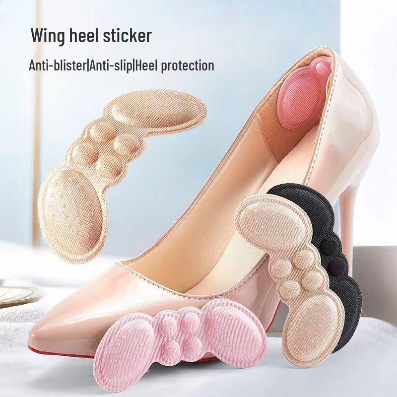 Anti-Slip Thickened Heel Grips: Cushioned Pads and Size Adjuster for High Heels