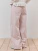 ETMON Pintuck Cotton Pants, Pink