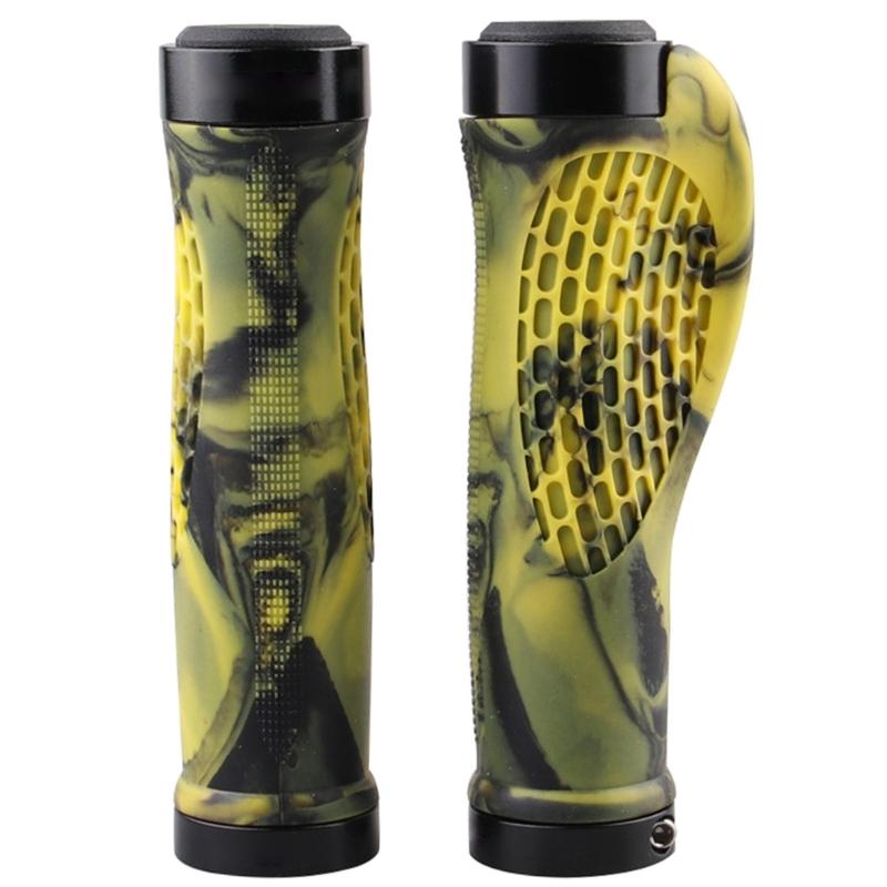 Comfortable NonSlip Bicycles Handlebar Grips Nonslip Cycling Handlebar Sleeve Bilateral Locks Bikes Handlebar Grips
