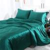 Juego de Ropa de Cama de Seda de Morera Natural de Alta Gama Juego de Funda Nórdica de Satén Sedoso de Lujo Tamaño Queen con Sábanas Juego de Cama Tamaño King