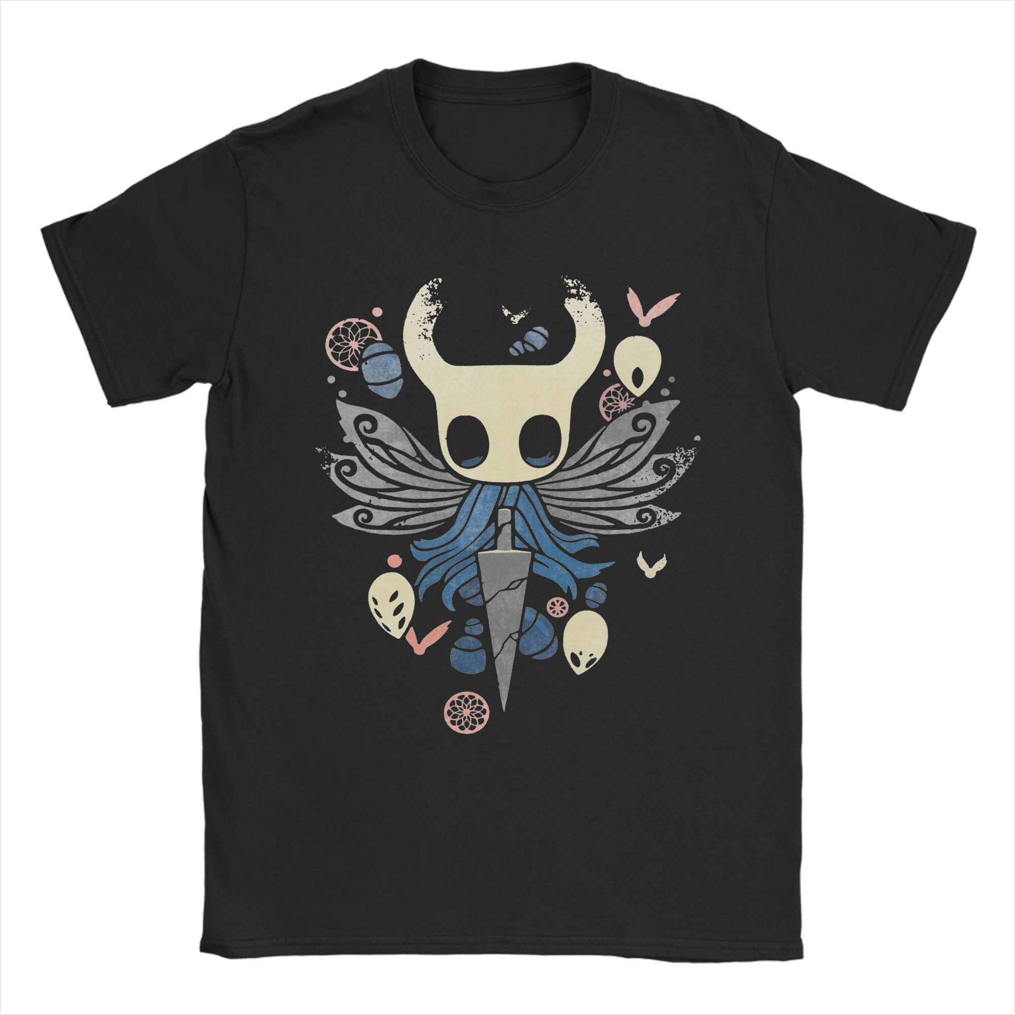 

Hollow Knight Silksong T Shirt Indie Games Adventure 100% Cotton Clothing Crazy Short Sleeve Round Neck Tees Big Size T-Shirt XL
