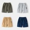 Boys' Cropped Pants Summer Kids Cartoon Embroider Bear Shorts Baby Boy Bermuda Shorts K-style Kids Pants