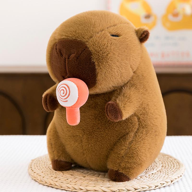 

Плюшевая кукла-подушка капибара - милая большая мягкая игрушка для детей 30cm (0.3kg)