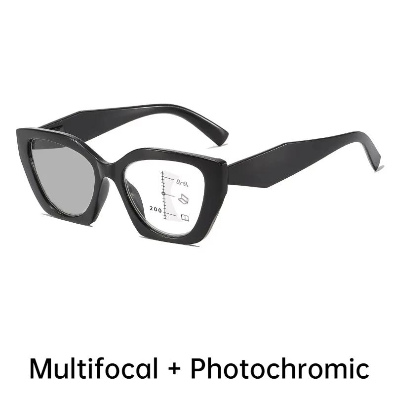 Smart Pochromic Sunglasses for Reading Glasses Vintage Progressive Multifocal Presbyopia Eyewear Finished Bifocal Eyeglasses