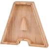 Sparbox aus Holz mit Alphabet für Kinder – Transparente Spardose Geschenk